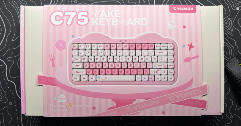 Yunzii C75 Cake Meow Wireless Keyboard Review
