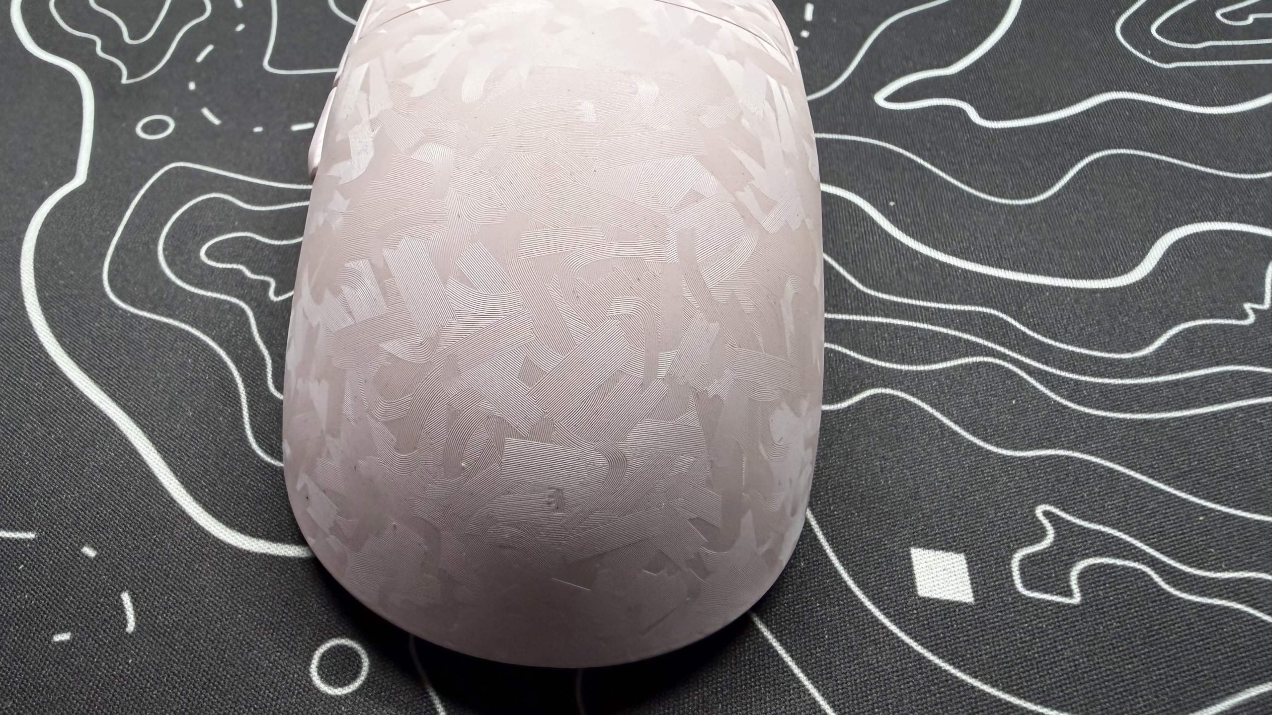 image of the yunzii m2 close up showing off the textured finish