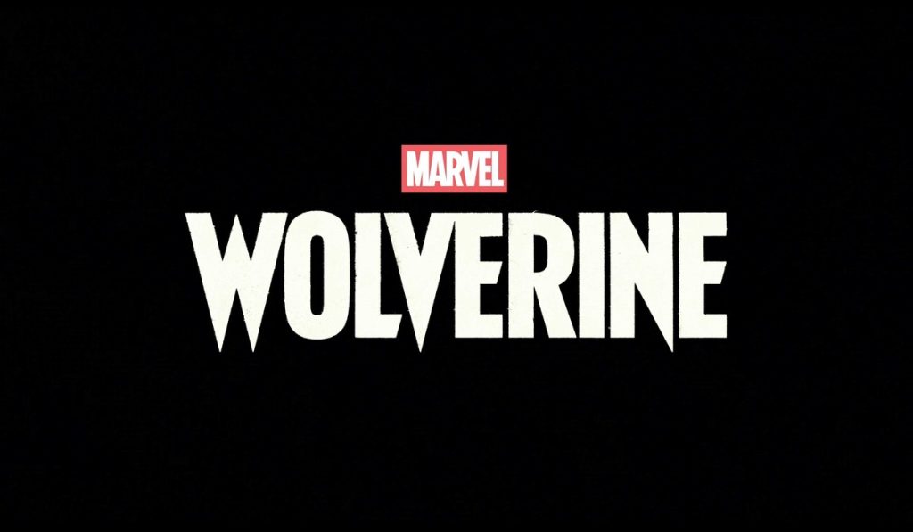 Marvel “Wolverine” title logo in bold white lettering on a black background.