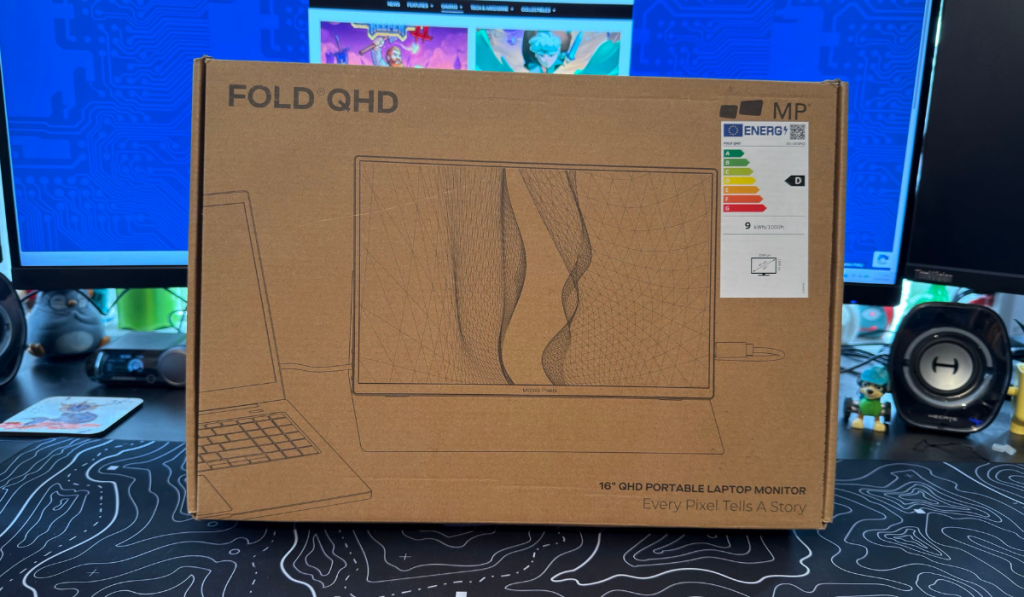 the mobile pixels fold qhd box in front of the thumb culture website
