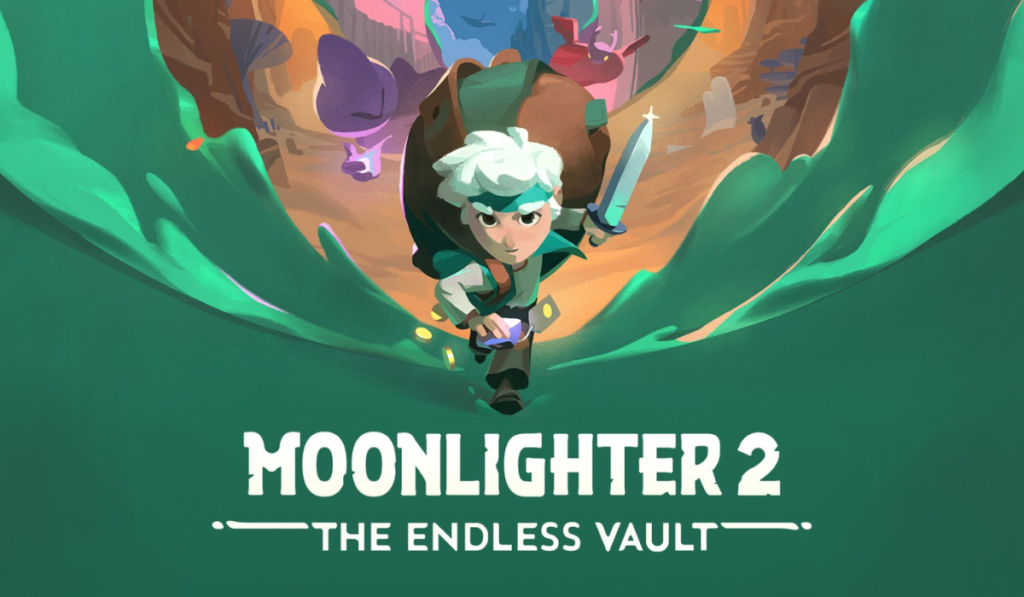 Main character, Will, runs towards the camera, sword raised.