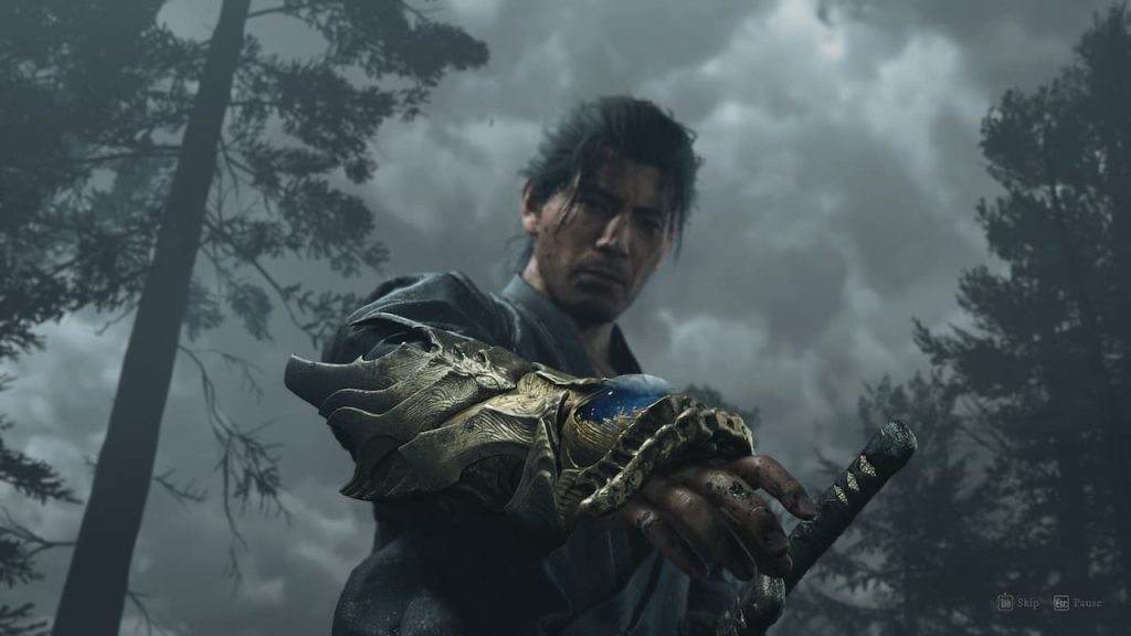 Musashi's gauntlet in Onimusha Way of the Sword