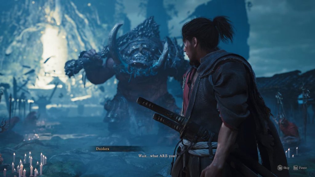 One of the first major bosses in Onimusha